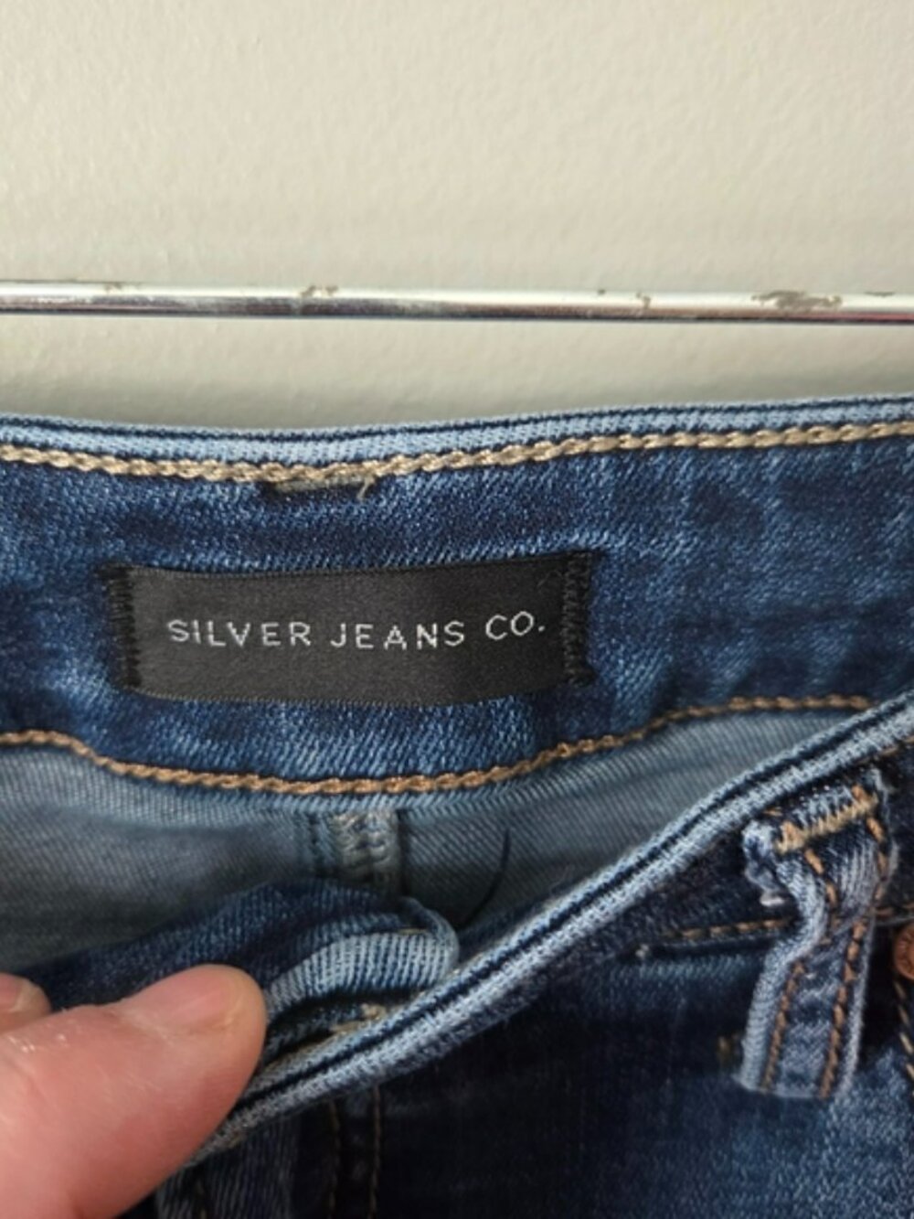 Silver Jeans Women's Skinny Jeans - Blue - Picture 4 of 8